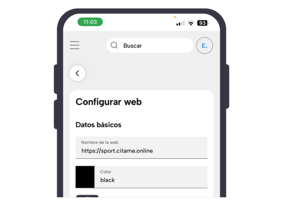 Crea tu página web al instante...